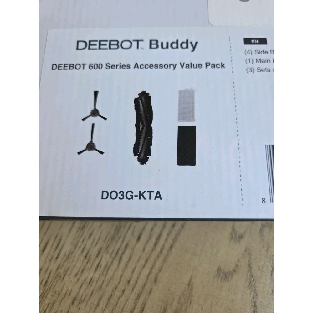 ECOVACS DEEBOT 600 Series Accessory Value Pack DO3G-KTA New Deebot Buddy Sealed